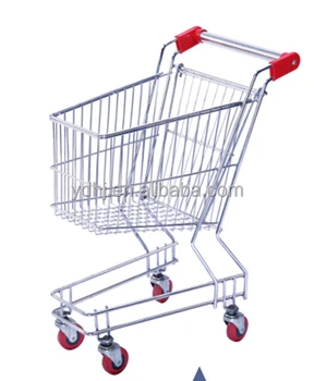 metal kids shopping trolly