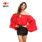 New Design hollow out chiffon blusas women tops Summer streetwear blouse
