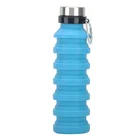 Hot Product Bpa Free Cheap Travel Collapsible Silicone Water Bottle Wholesale