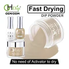 Logo Customization Polish Nail Nude Color Fast Drying Dip Powder 3 in 1 Set Match Uv Gel Polish and Nail Lacquer