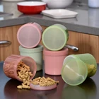kitchen round bpa free fridge baby food freezer storage container for kids