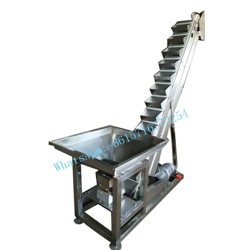 Stainless Steel Food Grade Inclined Bucket Elevator For Sale Price