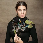 Butterfly Printed Girls 100% Wool Wholesale Pashmina Scarf