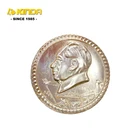 Silver Coin New Product Ideas 2019 Factory Hot Selling Souvenir Silver Blank Metal Coin Metal Badge
