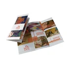 Custom wedding photography tri fold one sheets paper leaflets printing