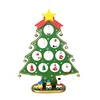Creative Wooden Christmas Tree With Car Desktop Furnishing Articles Christmas Decorations DIY Christmas Ornament For Table Decor
