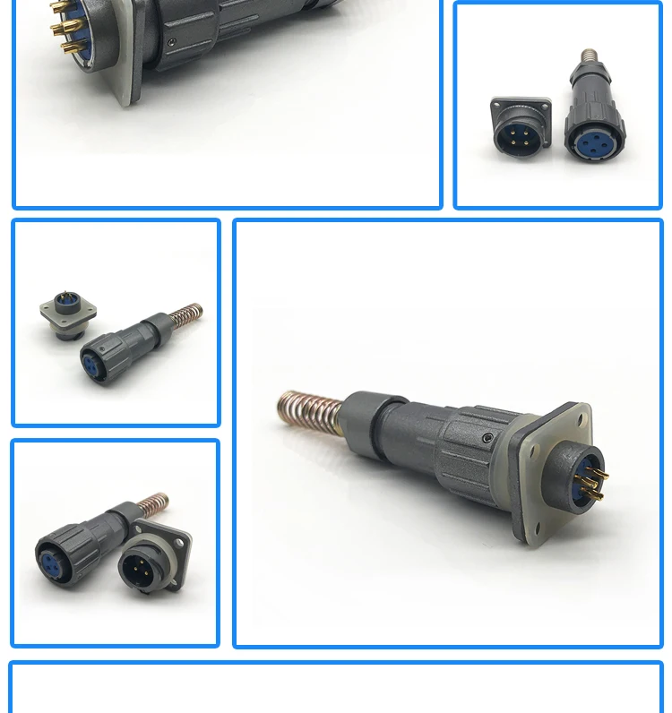 Fq18 Multiple Pin Ip67 Industrial Circular Connector Buy Fq18