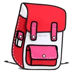 2D Drawing Cartoon School Bag 3D School Bag kids Backpack