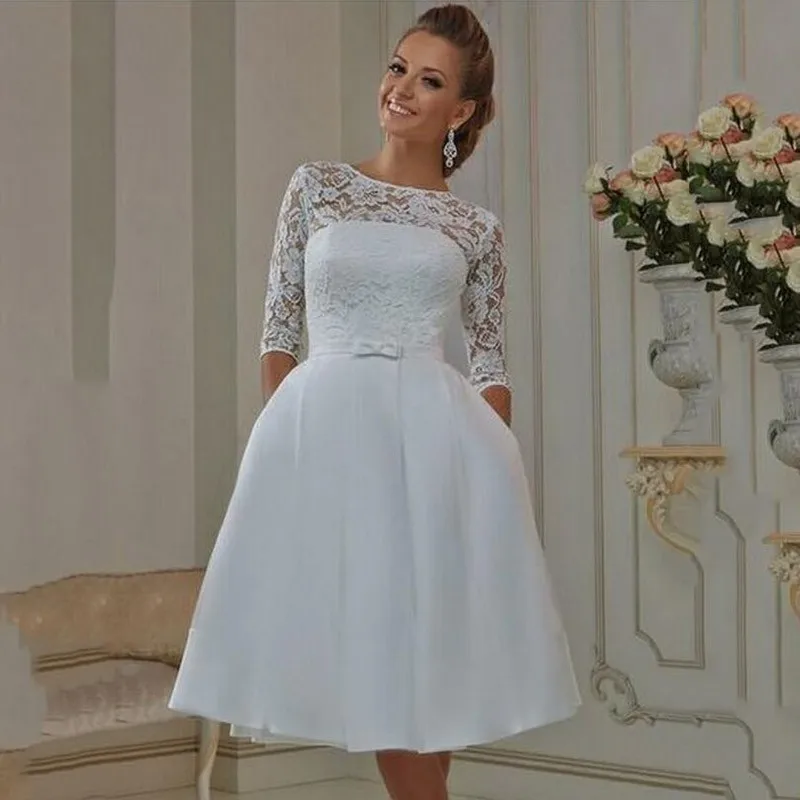 Скромное Свадебное Платье