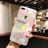 Epoxy Resin Cartoon Silicone Mobile Cell Phone Case for iPhone X , for iPhone 8 Case TPU