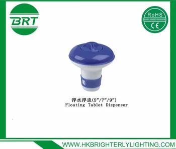 Swimming Pool Chemical Floating Chlorine Feeder Tablets Dispenser