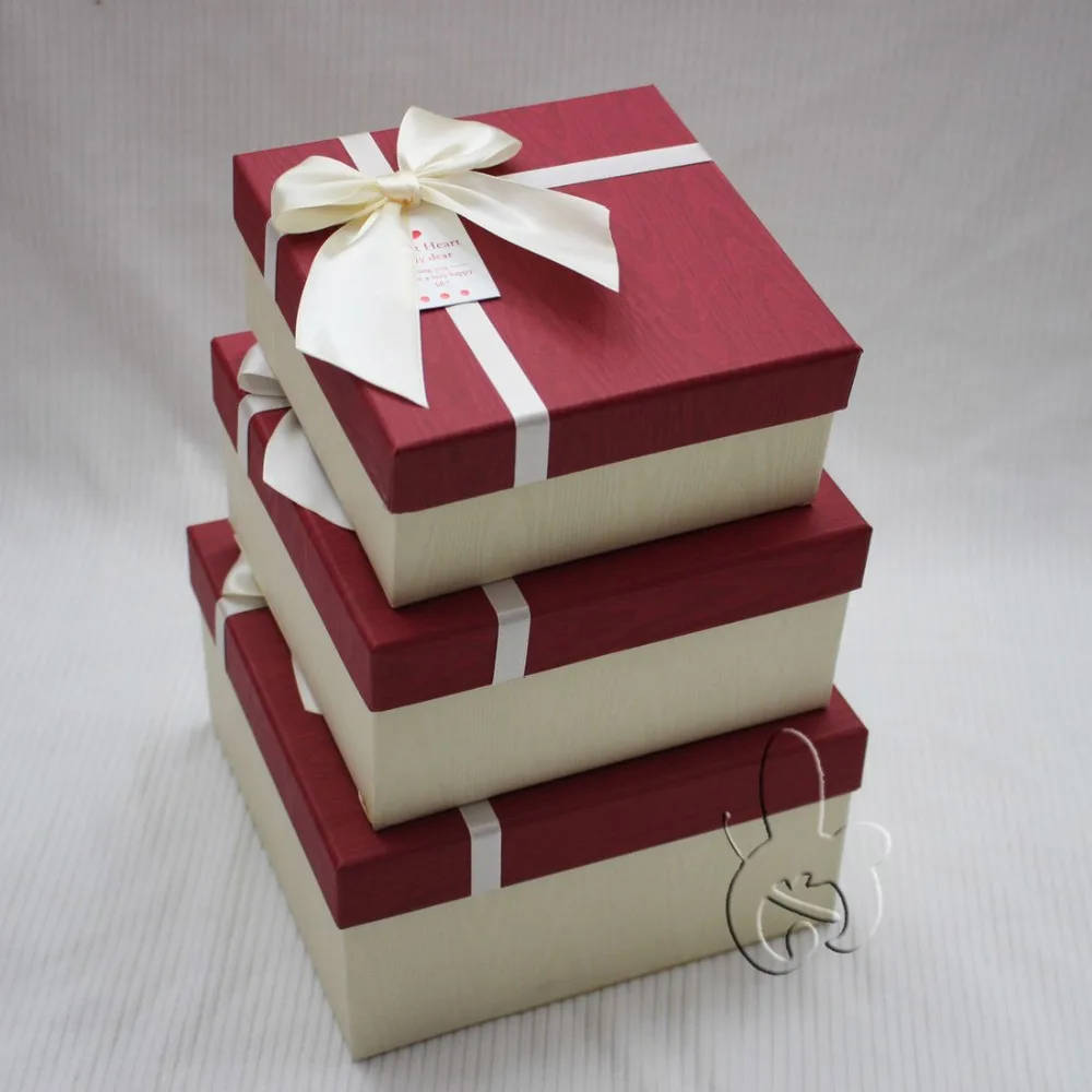 custom recycled fancy paper christmas red