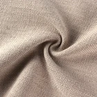 600d 100% Polyester Microfiber Linen Look Fabric