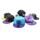customized 3d logo brand snapbacks, 6 panel snap back cap hat for men