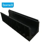 hot sell rain gutters plastic water drainage ditch