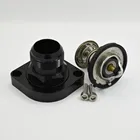 China Hot Billet Swivel Thermostat Housings Short Water Pump 20AN LS Engine Black