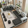 Hot Sale Modern Fabric Sponge Corner Sofa CEFS002 for Living\Drawing Room
