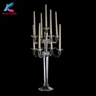 K-1081 square wedding 9 arms crystal candelabra