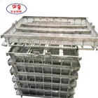 Investment casting heat resistant base tray of steel material