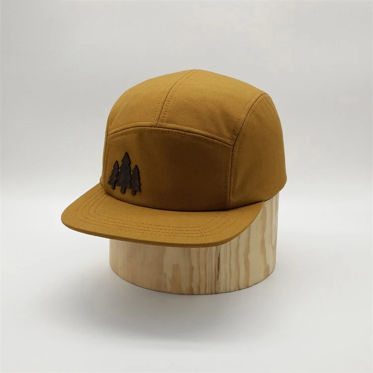 5 panel low profile caps