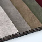 Bronzing woven embossed synthetic sofa PU leather material