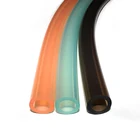 Food Grade Heat Resistant Transparent Silicone Rubber Vacuum Hose Pipe For Shisha Hookah 11*17*1500mm
