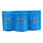 Custom Printing Recycle Mini Smell Proof Stand Up Mylar Plastic Bags Weed Pouch With Zipper