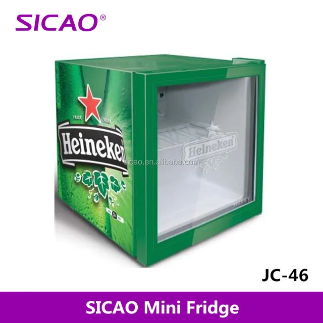 49litres glass door mini bar refrigerator, hotel mini bar fridge