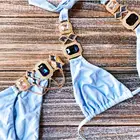Custom Swimwear/Bikini private label Fashion Swimwear with Jewels China ladies beach wear