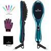 Ionic Hair Straightener Floating Brush for Silky Frizz Free Hair, Flexible Floating Massage Head Designed Anti-Scald Ceramic