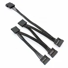 Computer cable 4Pin IDE Molex to sata 15Pin Splitter Hard Drive Power Cable