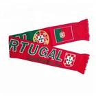 Football fans European Cup 2020 passionate gift Portuguese scarf knitted acrylic