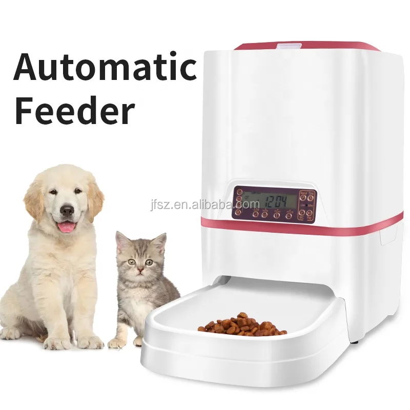 6l Automatic Cat Feeder With Timer Amazon Hot Selling Auto Timed
