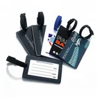 custom made travel 3d soft pvc airline luggage tag