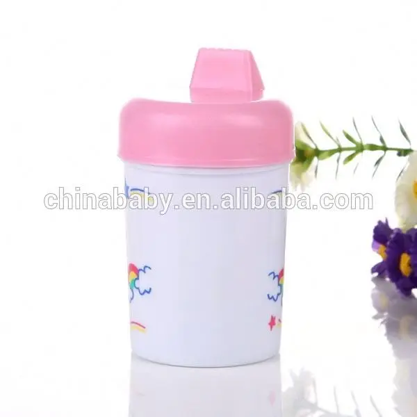 shuaibao bpa free pp plastic baby drinking cup, training cup