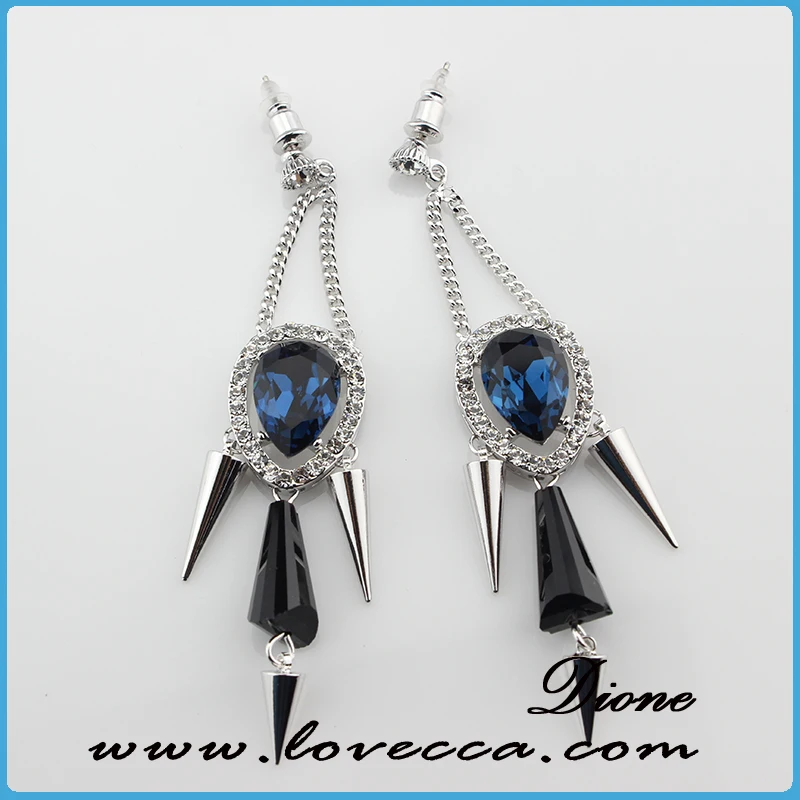 Top grade carystal earring product,rhinestone earring,wholesale lady party earring jewellery