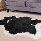 Home decor living room custom floor carpets rugs plush fake faux fur sheepskin rug long fur synthetic wool carpet