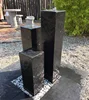 garden natural stone basalt water fountain for sale