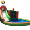 QIQU promotion bounce and slide combine inflatable water slide for amusement park with low price