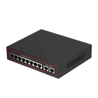 Industrial 8 Port 10/100M POE Network Switch With 2 Port 100M Network POE Switch