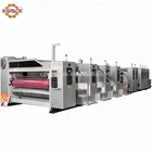 High speed 5 color flexo printing carton box machine with drying and uv coating