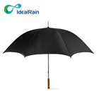 High quality fashion straight umbrella wooden handle umbrella