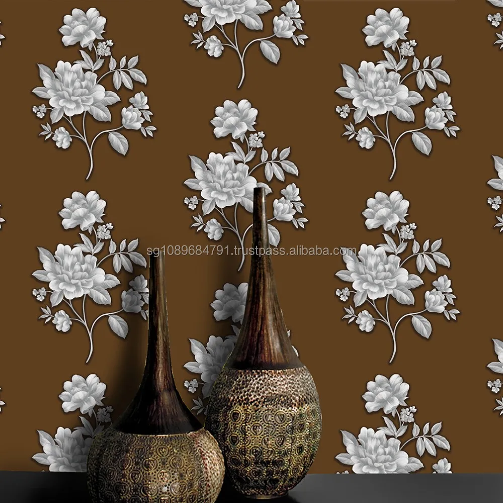 hot selling home decoration flocking wallpaper 6 hot selling home decoration flocking wallpaper