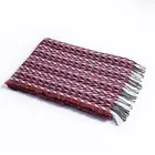 woven custom colors ladies winter colorful scarf