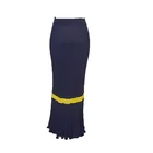 Guangzhou OEM Slim Women Knit Pleated Skirts