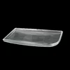 Customized Size Borosilicate Tempered Radiator Headlight Glass Lens Cover For Auto Part