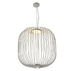 High quality hotel warm white light iron shade wire lantern 5W LED light metal hanging pendant lamp