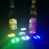 LED Flash Light Beer Cocktail Bar Disco Party Gear Glass Coaster Pad Mat