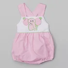 wholesale summer newborn clothes cute elephant infant onesie bubble boutique baby romper