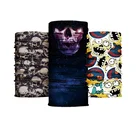 Promotional Elastic Hip Hop 100% Polyester Cycling Seamless Neck Tube Korea Bandana